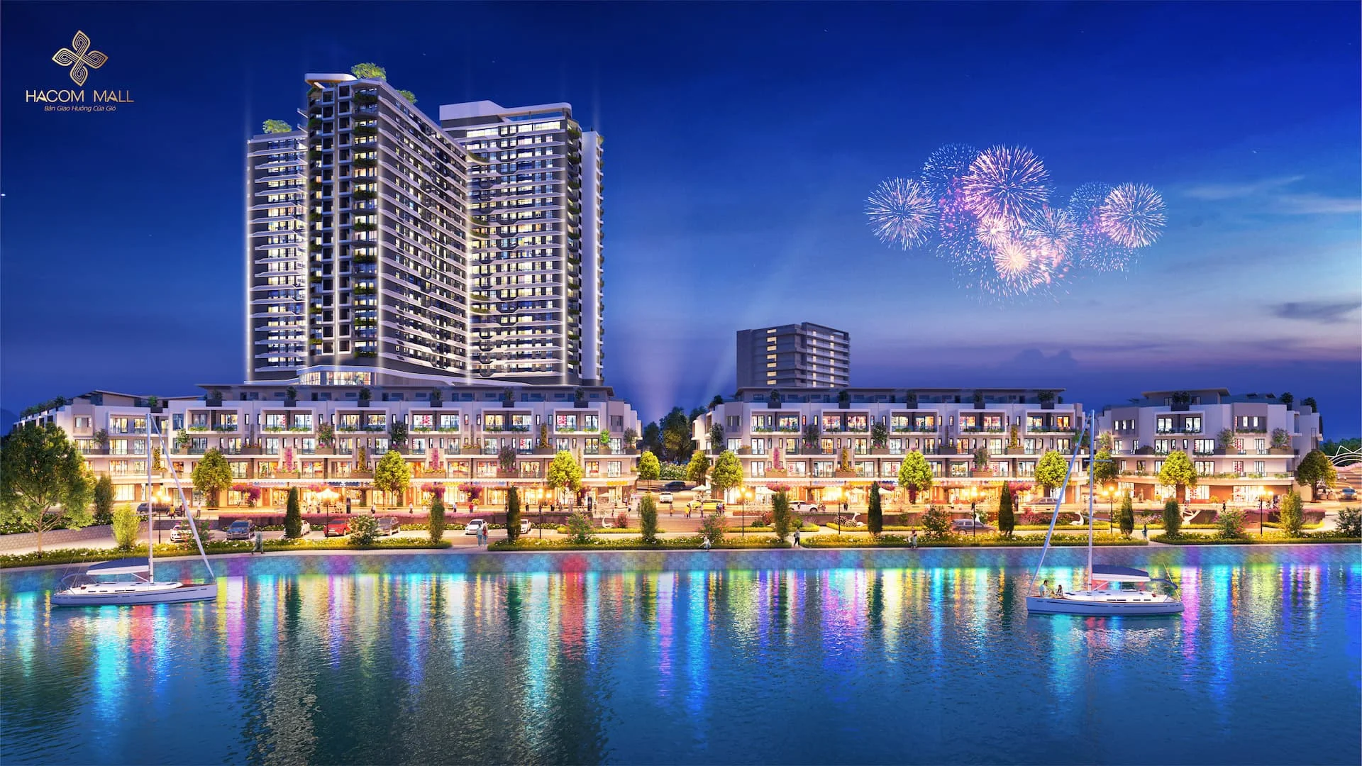 phối cảnh dự án HACOM MALL NINH THUẬN