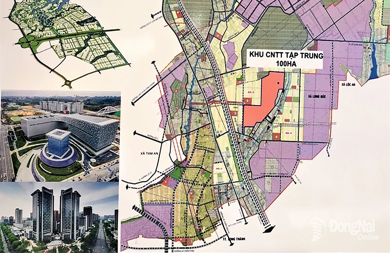 Khu công nghệ số tập trung Long Thành có quy mô hơn 119 ha