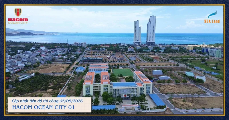 Cập nhật tiến độ Dự án Hacom Ocean City 01 ngày 5/5/2026