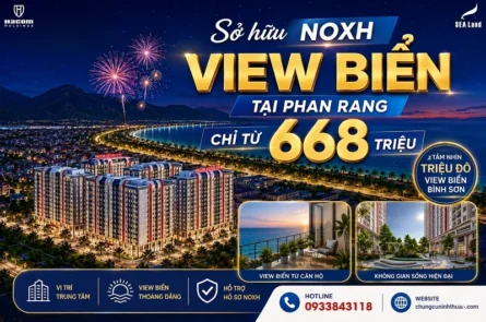 CHÍNH THỨC TIẾP NHẬN HỒ SƠ MUA NHÀ Ở XÃ HỘI HACOM OCEAN CITY