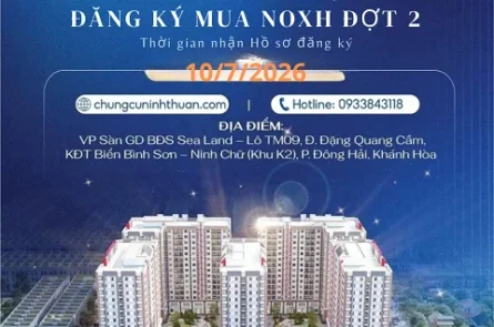 CHÍNH THỨC TIẾP NHẬN HỒ SƠ MUA NOXH HACOM OCEAN CITY ĐỢT 2