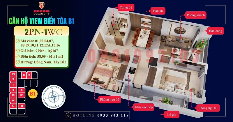 CHÍNH THỨC TIẾP NHẬN HỒ SƠ MUA NOXH HACOM OCEAN CITY ĐỢT 2