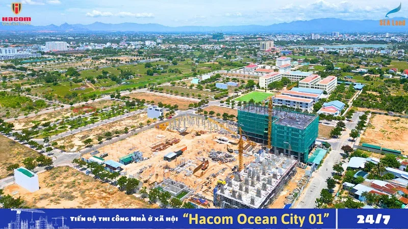 CẬP NHẬT TIẾN ĐỘ HACOM OCEAN CITY 01 NGÀY 24/07/2026