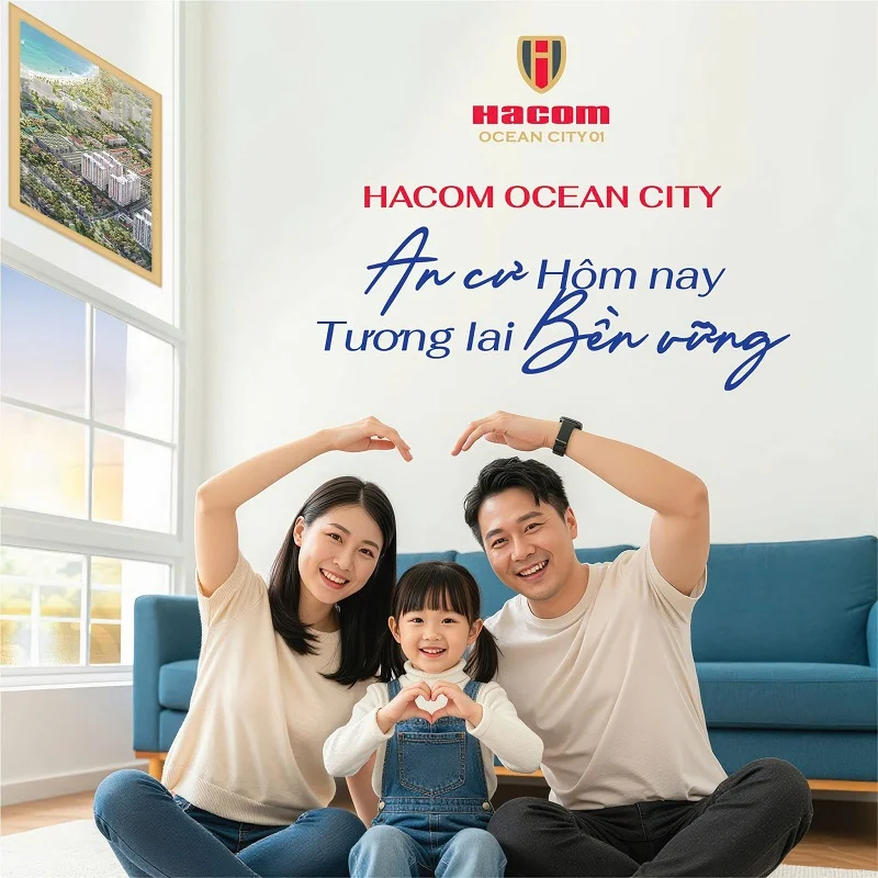 HACOM OCEAN CITY AN CƯ HÔM NAY TƯƠNG LAI BỀN VỮNG