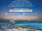 CHÍNH THỨC TIẾP NHẬN HỒ SƠ MUA NOXH HACOM OCEAN CITY ĐỢT 3