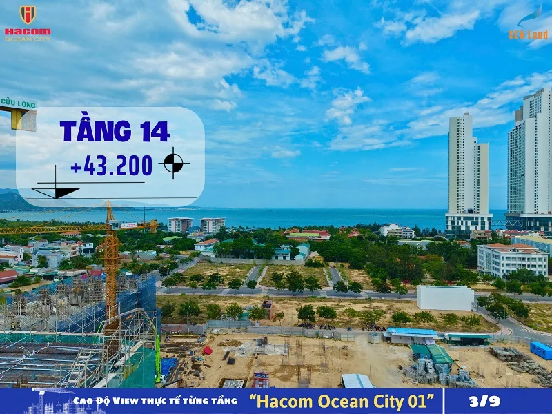 MUA TẦNG MẤY HACOM OCEAN CITY THÌ THẤY ĐƯỢC BIỂN