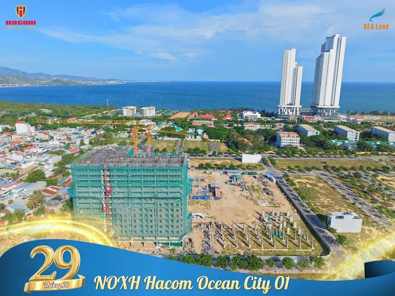 Cập nhật tiến độ NOXH Hacom Ocean City 01 đến 29/10/2026